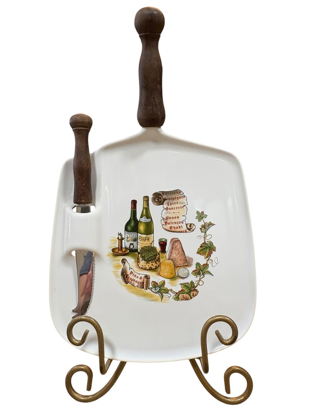 Vintage French cheese board set 🇫🇷🍷🧀